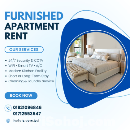 Premium Fully Furnished 2-Room Serviced Apartment for Rent